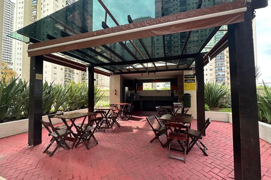 Área comum - Churrasqueira de apartamento à venda com 3 quartos, 105m² em Jardim Tupanci, Barueri