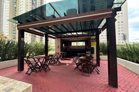 Área comum - Churrasqueira de apartamento à venda com 3 quartos, 105m² em Jardim Tupanci, Barueri