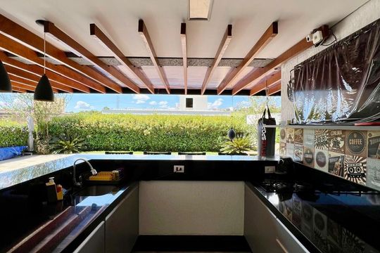 Área gourmet de casa de condomínio à venda com 4 quartos, 387m² em Alphaville, Santana de Parnaíba