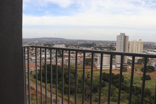 varanda quarto de apartamento à venda com 2 quartos, 74m² em Vila Rosa, Goiânia