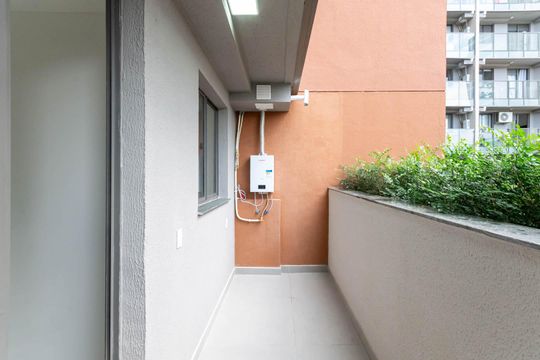 Varanda da Sala de apartamento para alugar com 2 quartos, 49m² em Santo Cristo, Rio de Janeiro