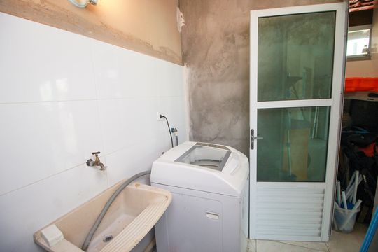 Área de Serviço de apartamento à venda com 2 quartos, 103m² em Vila Guiomar, Santo André