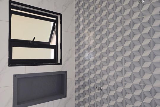 Banheiro Social de kitnet/studio para alugar com 1 quarto, 24m² em Jardim Presidente Dutra, Guarulhos