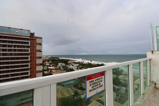 Varanda de kitnet/studio para alugar com 1 quarto, 22m² em Stella Maris, Salvador