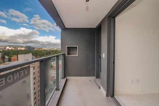 Sala - Vista de apartamento à venda com 3 quartos, 93m² em Boa Vista, Porto Alegre