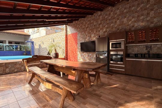 Churrasqueira de casa à venda com 5 quartos, 530m² em Setor Habitacional Vicente Pires, Brasília