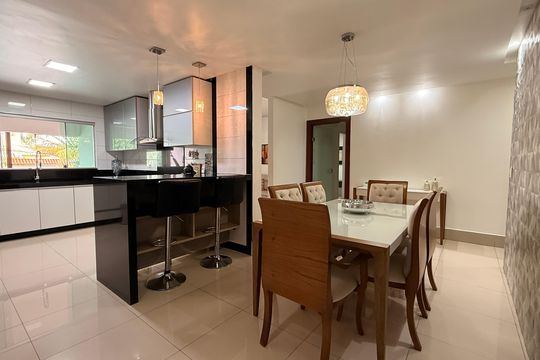 Sala Jantar de casa à venda com 5 quartos, 530m² em Setor Habitacional Vicente Pires, Brasília