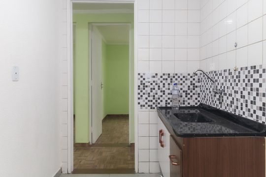 Cozinha de apartamento à venda com 2 quartos, 44m² em Vila Curuçá Velha, São Paulo