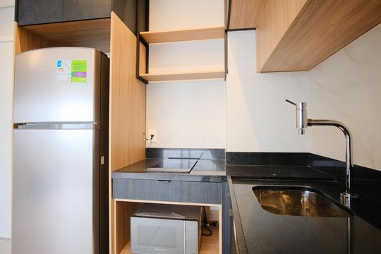 Cozinha de kitnet/studio para alugar com 1 quarto, 42m² em Vila Gomes Cardim, São Paulo