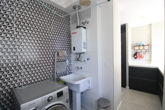 Área de serviço de apartamento à venda com 4 quartos, 166m² em Barra Olímpica, Rio de Janeiro
