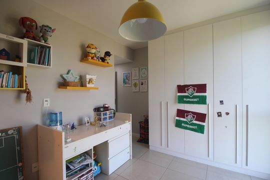 Suíte 3 de apartamento à venda com 4 quartos, 166m² em Barra Olímpica, Rio de Janeiro