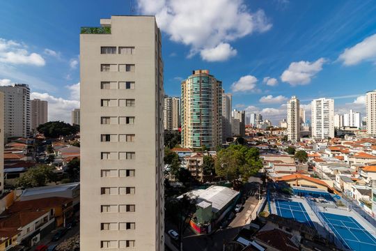 Varanda da Suíte 3 - Vista de apartamento à venda com 4 quartos, 300m² em Santana, São Paulo