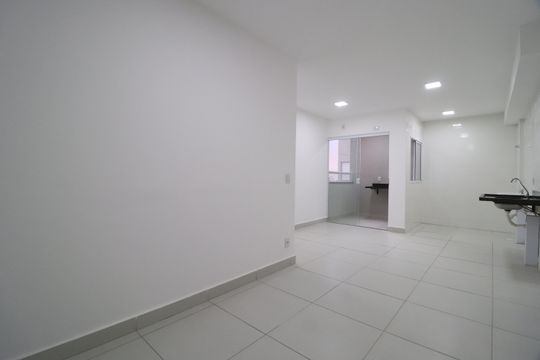 Sala de apartamento para alugar com 2 quartos, 52m² em Novo Mundo, Uberlândia