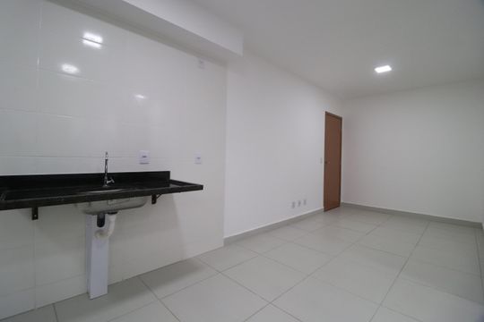 Sala de apartamento para alugar com 2 quartos, 52m² em Novo Mundo, Uberlândia
