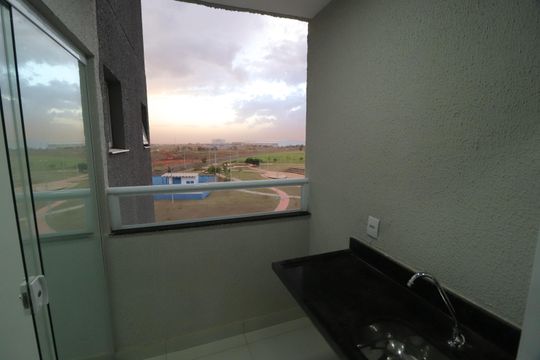 Sacada de apartamento para alugar com 2 quartos, 52m² em Novo Mundo, Uberlândia
