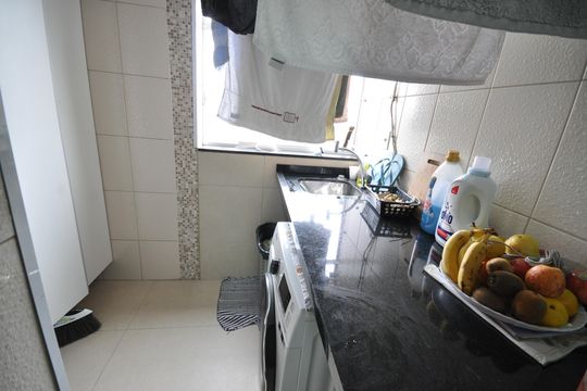 Área de serviço de apartamento para alugar com 2 quartos, 67m² em Vila Gustavo, São Paulo