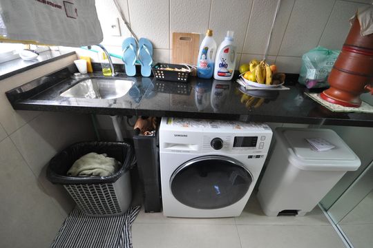 Área de serviço de apartamento para alugar com 2 quartos, 67m² em Vila Gustavo, São Paulo