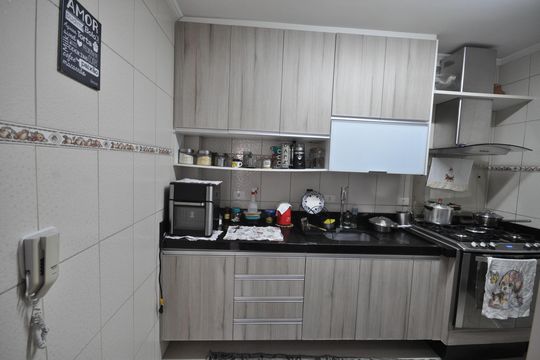Cozinha de apartamento para alugar com 2 quartos, 67m² em Vila Gustavo, São Paulo