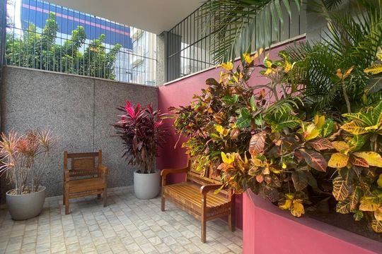 Área externa de apartamento para alugar com 1 quarto, 45m² em Petrópolis, Porto Alegre
