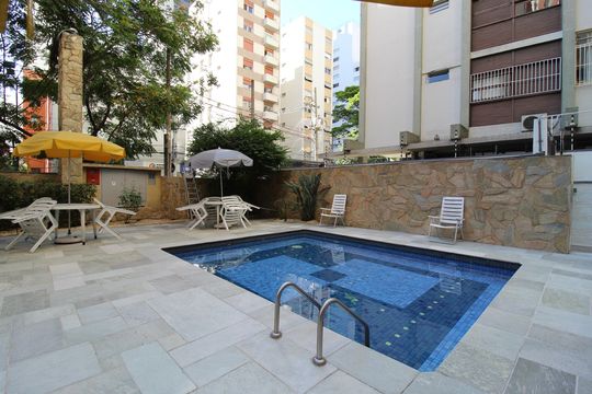 Área Comum - Piscina de apartamento à venda com 3 quartos, 154m² em Jardim Paulista, São Paulo