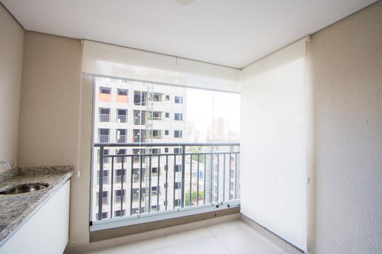 Varanda da sala de apartamento à venda com 2 quartos, 68m² em Casa Branca, Santo André