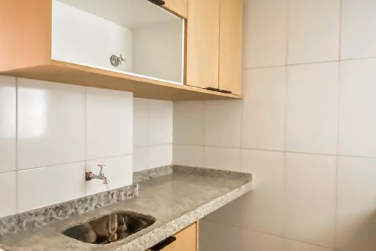 Cozinha/ área de serviço de apartamento para alugar com 1 quarto, 25m² em Vila Sao Geraldo, São Paulo