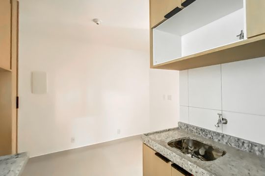 Cozinha/ área de serviço de apartamento para alugar com 1 quarto, 25m² em Vila Sao Geraldo, São Paulo