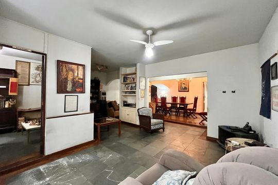 Sala  de apartamento para alugar com 3 quartos, 138m² em Leme, Rio de Janeiro