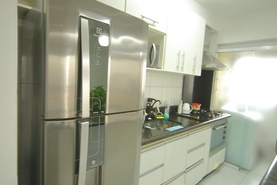 Cozinha  de apartamento à venda com 3 quartos, 56m² em Jardim Iraja, São Bernardo do Campo