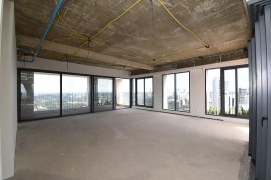 Sala de apartamento à venda com 4 quartos, 406m² em Mossunguê, Curitiba