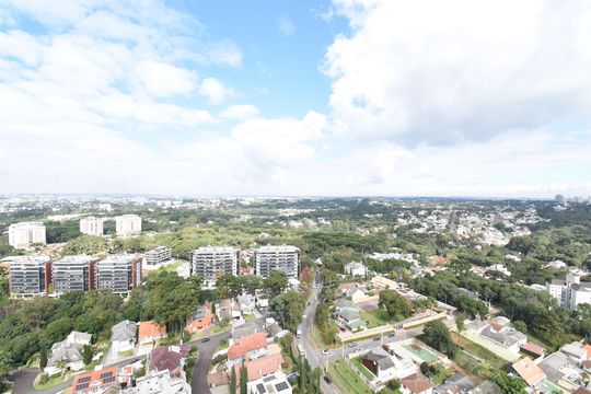 Vista da Sacada com Churrasqueira de apartamento à venda com 4 quartos, 406m² em Mossunguê, Curitiba