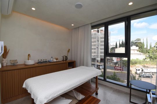 Área comum - SPA de apartamento à venda com 4 quartos, 406m² em Mossunguê, Curitiba