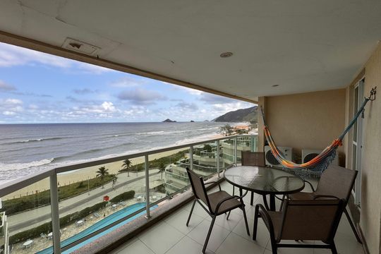 Varanda de apartamento à venda com 1 quarto, 50m² em Recreio dos Bandeirantes, Rio de Janeiro