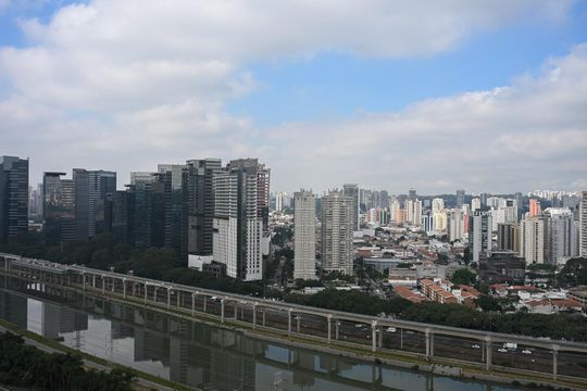 Vista de apartamento à venda com 3 quartos, 140m² em Jardim Fonte do Morumbi, São Paulo