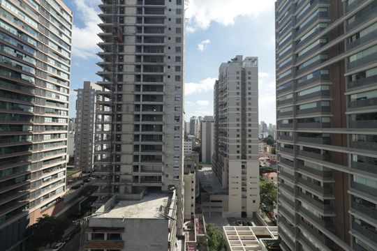 Vista da Varanda de apartamento à venda com 1 quarto, 38m² em Vila Mariana, São Paulo
