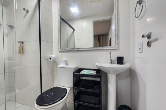 Área de serviço de kitnet/studio para alugar com 1 quarto, 28m² em Belenzinho, São Paulo