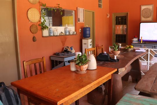 Sala de Jantar de casa de condomínio à venda com 3 quartos, 300m² em Sitios de Recreio Ipe, Goiânia