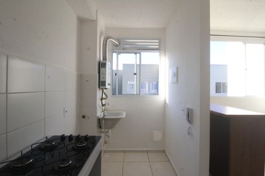 Cozinha de apartamento para alugar com 2 quartos, 42m² em Jardim Alvorada, Nova Iguaçu