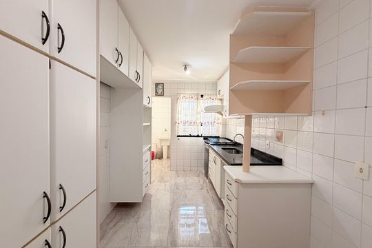 Cozinha de apartamento à venda com 3 quartos, 100m² em Parque Eloy Chaves, Jundiaí