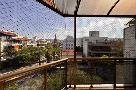 Suíte - Varanda de apartamento para alugar com 3 quartos, 160m² em Recreio dos Bandeirantes, Rio de Janeiro