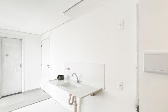 Cozinha/área de serviço de apartamento à venda com 2 quartos, 33m² em Vila Silvia, São Paulo