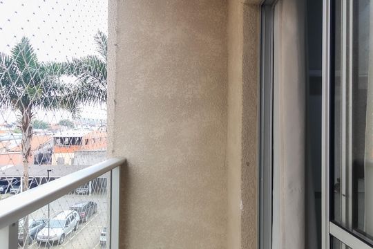 Varanda da Sala de apartamento à venda com 2 quartos, 51m² em Jardim Santo Antonio, São Paulo