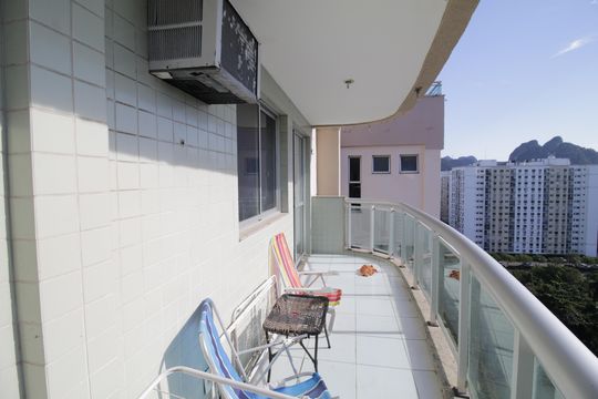 Varanda de apartamento à venda com 2 quartos, 115m² em Barra Olímpica, Rio de Janeiro