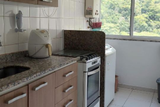 Cozinha de apartamento à venda com 2 quartos, 64m² em Barra Olímpica, Rio de Janeiro