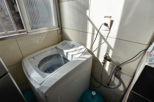 Cozinha e Área de Serviço de apartamento à venda com 2 quartos, 60m² em Riachuelo, Rio de Janeiro
