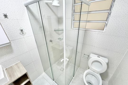 Banheiro de casa para alugar com 2 quartos, 60m² em Lauzane Paulista, São Paulo