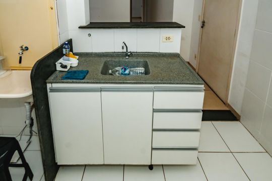 Cozinha de apartamento para alugar com 2 quartos, 63m² em São João Batista, Belo Horizonte
