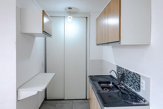 Cozinha de apartamento à venda com 2 quartos, 34m² em Cambuci, São Paulo