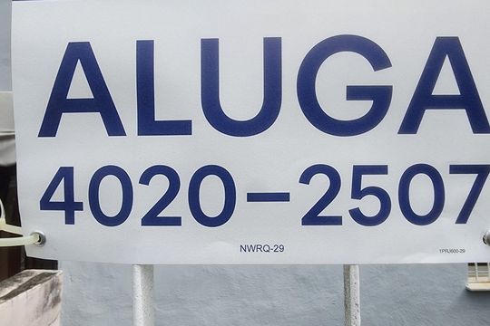 Placa de apartamento para alugar com 1 quarto, 60m² em Mutondo, São Gonçalo