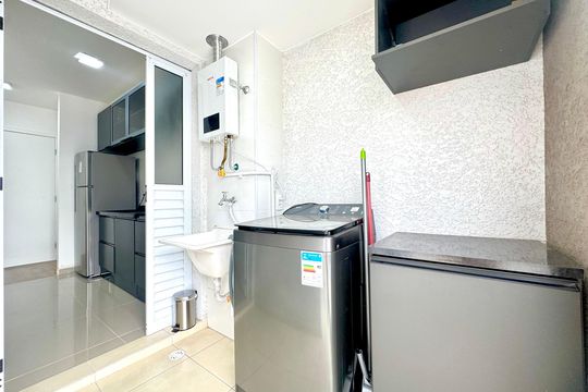 Área de Serviço de apartamento para alugar com 2 quartos, 47m² em Vila das Bandeiras, Guarulhos